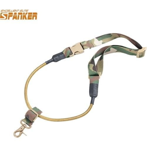 EXCELLENT ELITE SPANKER Tactical Adjustable Gun Sling 1 Single Point Rifle Gun Airsoft Sling Guns Strap Outdoor Accessory