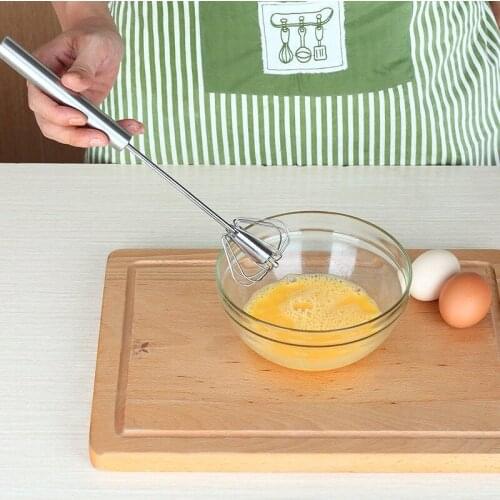 Semi-automatic Mixer Egg Beater Manual Egg Whisk Cream Stirring Mixer Stainless Steel Milk Blender Kitchen Baking Cooking Tools