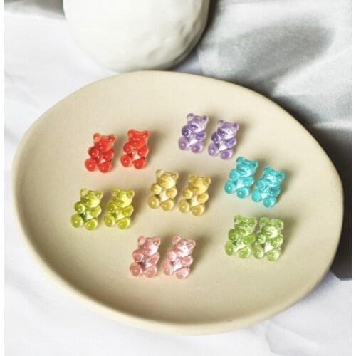 Rhinestone Story Stud Earrings