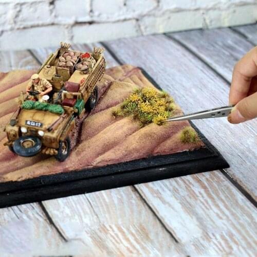 Handmade Simulation Model Scene Simulated Bush Scale Grass Needle Grass Model Diy Materials Building Grass Model Tuft B2y8