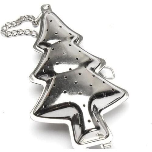 Creative Stainless Steel 18/10 Christmas Tree Tea Infuser, Reusable Chritsmas Tree 304 Stainless Steel Tea Infuser SN2164