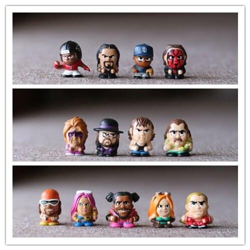 Super mini 10pcs/lot pvc Figures Toy model wrestler