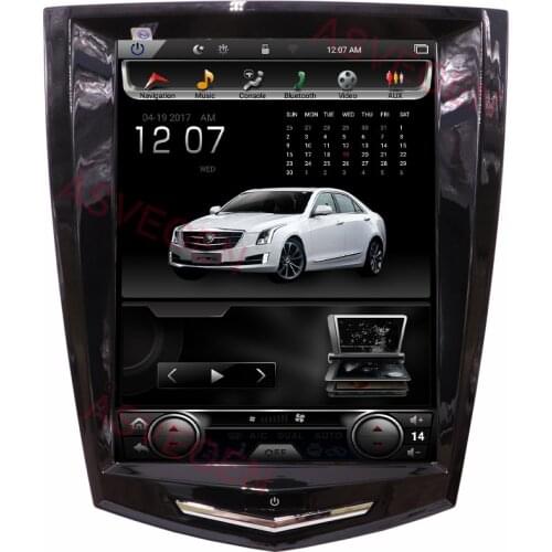 10.4 inch Tesla Vertical Screen Car DVD Player with GPS Navigation Auto Radio Video Stereo for Cadillac Escalade 2014-2019