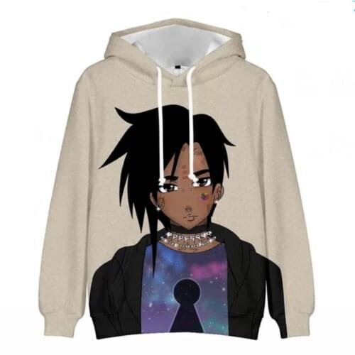 New Lil Uzi vert 3D Hoodies Futsal Shuffle pakistan Men Women hip hop Hoodie streetwear janpanese color heart Coats