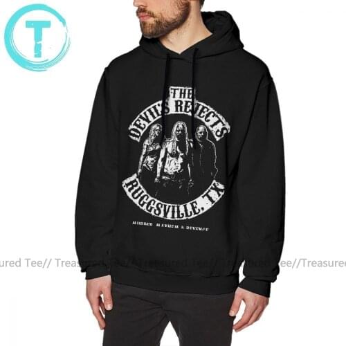 Sons Of Anarchy Hoodie Devils Rejects Ruggsvile TX Hoodies Grey Cool Pullover Hoodie Autumn XXX Long Length Male Cotton Hoodies
