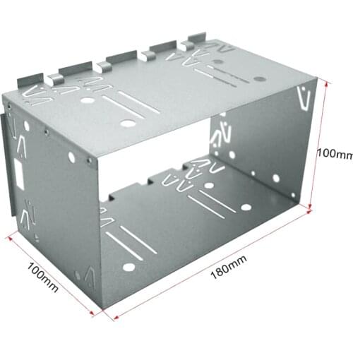 Universal 2 Din Mounting Kit Fitting Cage Panel Frame For 2 DIN In Dash Car Stereo Radio Car Stereo Radio installation frame