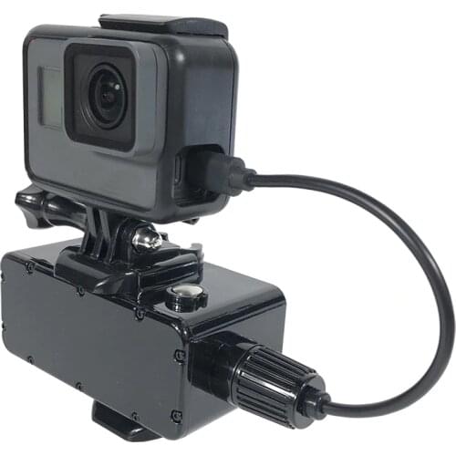 5200mAh Power Bank 30M Waterproof External Battery Bank for GoPro Hero 7/6/5/4/3+/3 Xiaomi Yi 4K SJCAM Action Camera Accessories