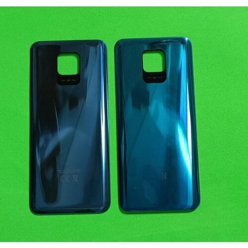10Pcs/Lot Back Glass For Redmi Note 9 Pro 9S Battery Cover Rear Door Housing Replacement
