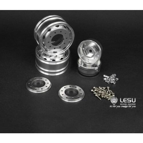 LESU Metal Rear Hub A for Tractor Truck 1/14 RC Tamiya Trailer DIY Model Car Truck