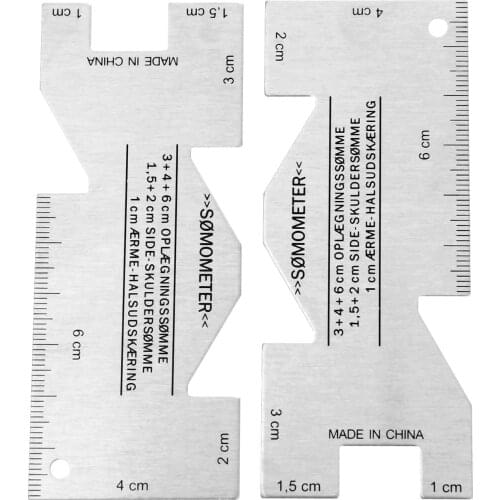 1Pc Metal Sewing Gauge Rulers for DIY Sewing Quilting Craft Sewing Measuring Gauge Quilting Rulers For Embroidery Needlework