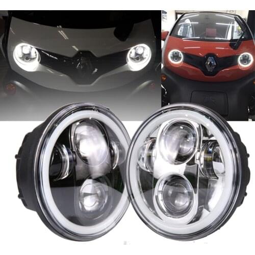 1PCS DOT Approved 5 3/4 5.75'' Inch LED Headlight Bulbs H4 Headlamp Halo Angel Eye For BMW Audi Chevrolet Buick AMC Pickup