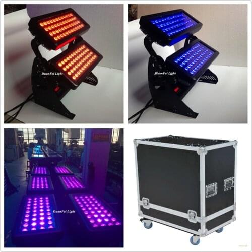 10pcs/case Stage Wall Light 96x10w RGBW 4IN1 City Color Lights high power LED Wall Washer Bight DMX Outdoor led Floor Lamp