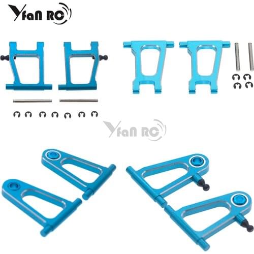 Aluminum alloy front rear upper lower suspension arms for Tamiya TT-01 TT01 1/10 RC car upgrade parts accessories