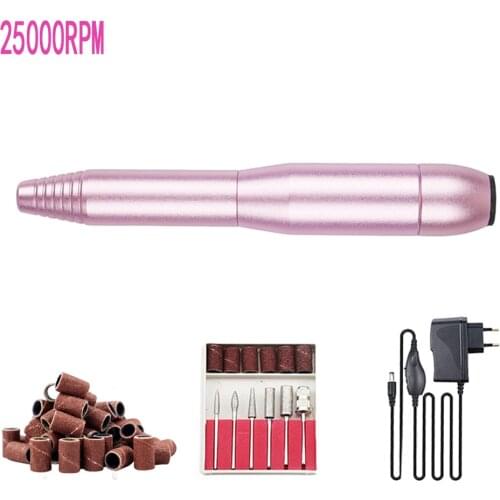 25000 RMP Portable Electric For Manicure Nail Drill Machine Nail File Kit Polishing Tools for Home Salon Use