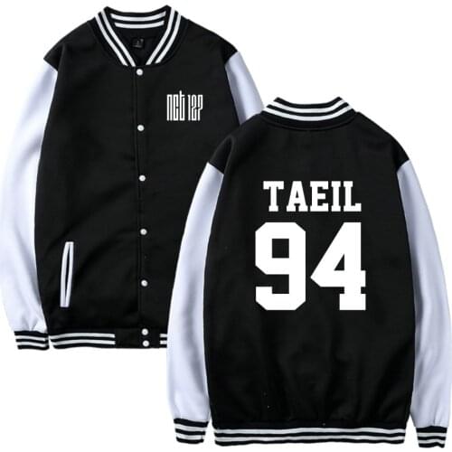 Kpop NCT U 127 Baseball Jacket Women Men Idol Group Album Streetwear Hip Hop Coat Member Name Print Fans Hoodies Sweatshirt