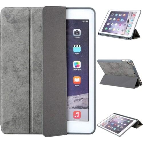 Case For iPad Pro 10.5 2017 Smart Cover For New iPad 10.5 PU Leather Case Soft Cover Magnetic Trifold Stand With Pencil Holder