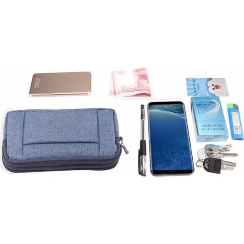 Hook Loop Waistband Belt Phone Case Bags Pouch For Huawei Mate RS Porsche Design,P20/P20 Pro/P20 Lite,Y9 (2018),Enjoy 8 Plus