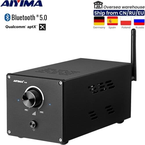 AIYIMA TPA3255 Bluetooth 5.0 Digital Power Amplifier 315Wx2 Audio Speaker Amplifier Class D Sound Amplificador PCM5102 Decoding