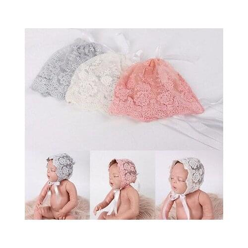 Citgeett Cute Newborn Baby Girls Boys Lace Hat Costume Photo Photography Prop Cap Beanie
