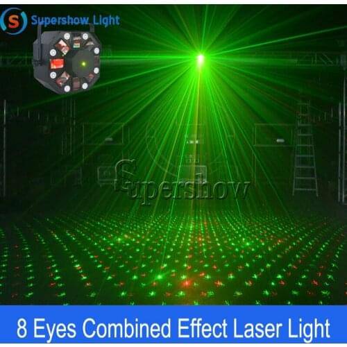 DJ Light With Moonflower Effects And Red Green Laser For Clubs Bars Disco Halls Events