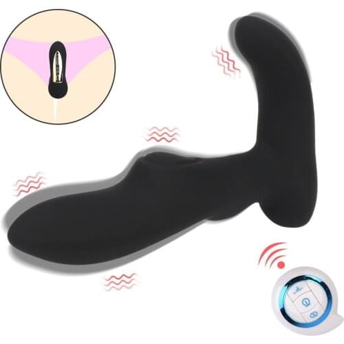 Dildo Vibrator Sex Toy Wireless Remote Control Wearable Panties Vibrator for Clitoris Stimulation G Spot Massager for Women