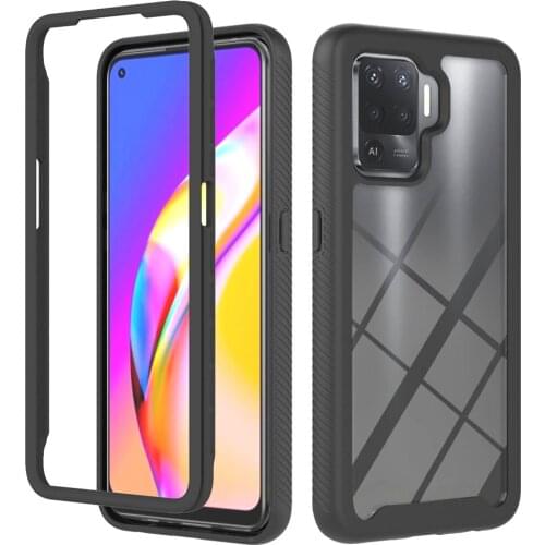 Hybrid Full Body Rugged Protective Cover For OPPO A94 4G Case Clear Bumper Crystal Phone Case Reno5 Lite Funda