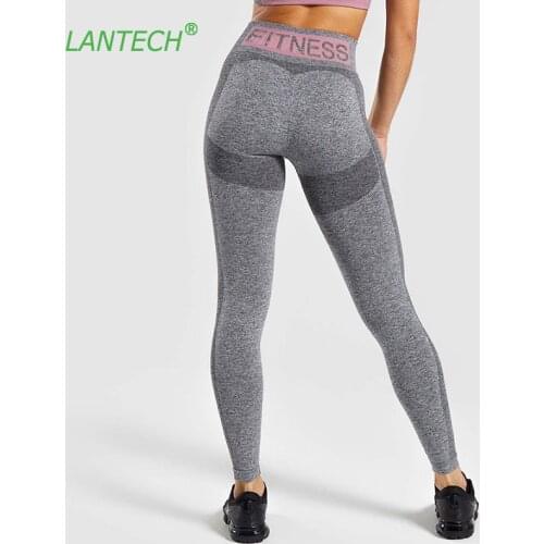 LANTECH Women Gym Leggings Sports Sportswear Stretchy Yoga Gym Fitness Flex Leggings Running Compression Tights High Waist Pants