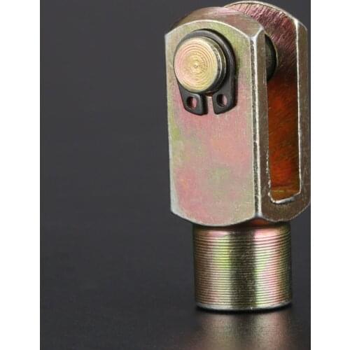 Metal M8*1.25 Thread Pneumatic Cylinder Rod Piston Clevis Y Joint Y-20 for 20mm Bore Air Cylinder Mechanical Hardware