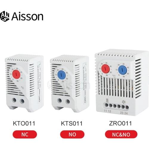 Cabinet Mini Thermostat KTO011 KTS011 ZRO011 Normally Open/Normally Closed Compact Mechanical Temperature Controller