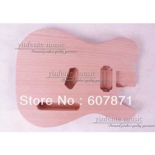 1 pcs Unfinished electric guitar body mahogany made