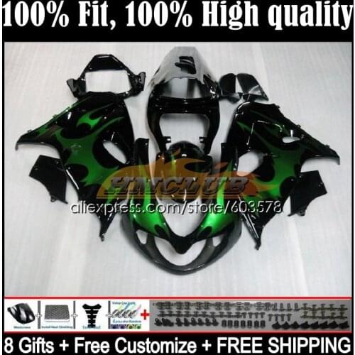 OEM For SUZUKI SRAD TL1000 TL 1000 R 1000R 98 99 00 01 02 03 16CL.5 TL1000R 1998 1999 2000 2001 2002 2003 Fairing Green flames