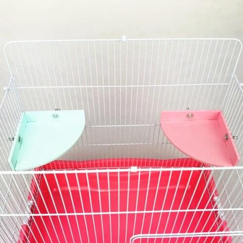 Hamster Cage Platform Hamster Stand Platform Pet Bird Toys Parrot Rack Hamster Perches Paw Grinding Clean Cage Accessories