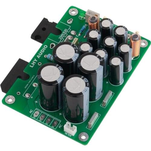 DC regulated linear power supply DIY Toshiba tube A1943 high current low noise + digital display voltmeter