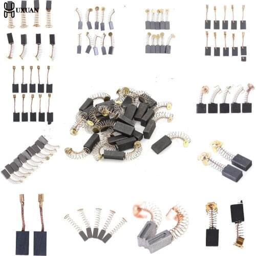 2/4/10/20pcs 34styles Power Tool Carbon Brush Electric Hammer Angle Grinder Graphite Brush Replacement
