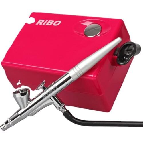 Air Brush Spray Gun Makeup Set with Mini Compressor for Cake Nail Crafts Sewing