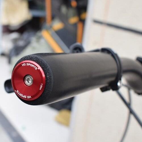 1PC Road Folding Bike Handlebar Grip Ends Cap Racing Cycling Handle Bar Handlebar Plugs Outdoor Cycling Bicycle Accessories
