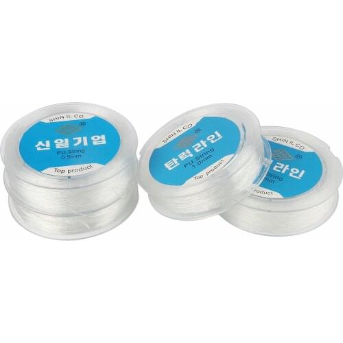 0.5/0.6/0.8/1mm Transparent Stretch Elastic Crystal Line Beading Rope String Jewelry Cord String Thread DIY Handmade Bracelet