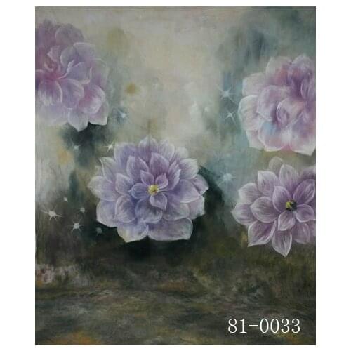 2017 10*20ft Hand Painted Muslin photography background wedding 81-0033, scenic natural flower photography backdrops