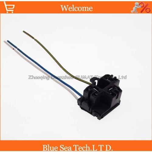 5 PCS 3 Pin Auto lamp plug,Auto lamp holder, H4 fog lamps/headlight /distance light plug for Toyota,VW,Honda etc