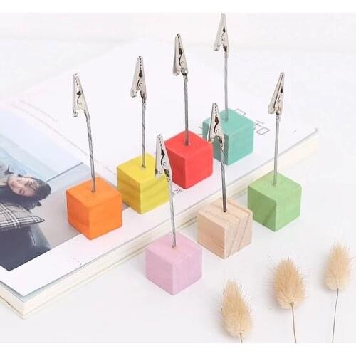 5pcs Metal Wire Alligator Clamp Clip Clasp for DIY Note Card Photo Picture Memo Clip Holder Table Number Place Card Holder