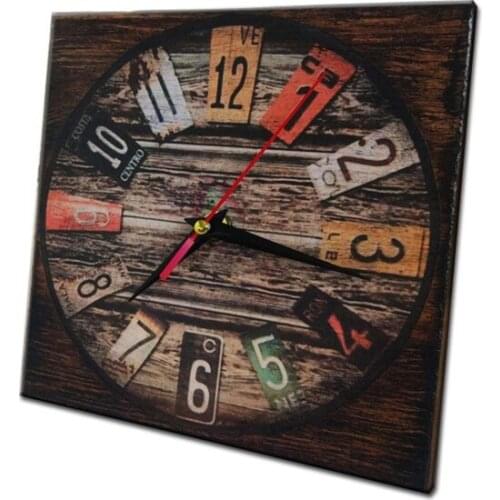 Wood Table clock desk clock relogio de mesa настольные часы reloj de escritorio
