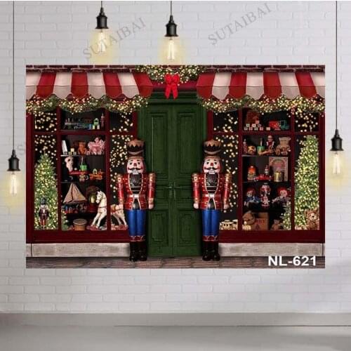 Photography Background Christmas Theme Party Happy New Year Newborn Baby Kids Child Portrait Backdrop Photo Studio Prop