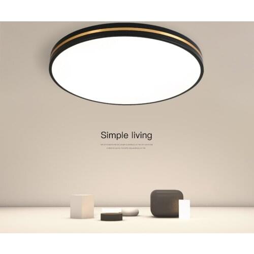 Round LED Chandeliers For Bedroom Dining Room Living Room Kitchen Study Room Lighting Home Simple European Style