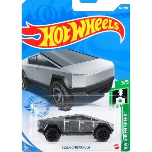 2021-177 Hot Wheels Cars TESLA CYBERTRUCK 1/64 Metal Diecast Model Collection Toy Vehicles
