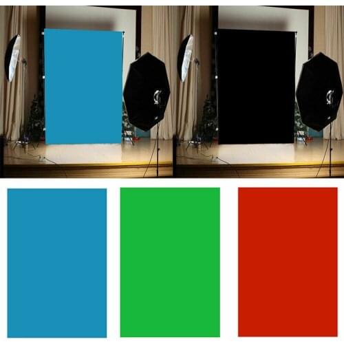 Multisize Green Screen Backdrop Cloth Solid Color Photo Background Photography Props Home Photo Studio Accessories Decoration