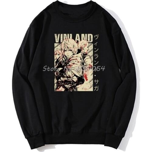 Men Hoodie Vinland Saga Hoodies Spring Autumn Men Pullover Sweatshirts Harajuku Streetwear