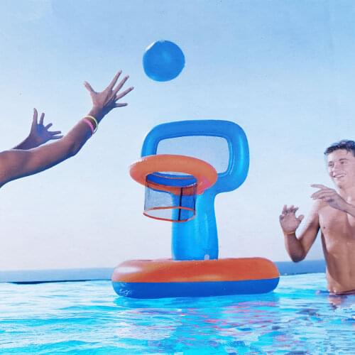 Inflatable Swimming Rings Water Basketball Childrens Floating Hoop Ring Toss Game Swimm Pool Toy Kids Water Sport Outdoor Fun