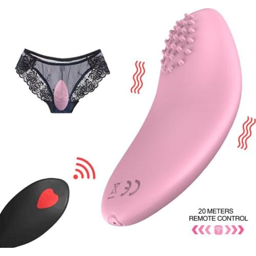 Wearable Vibrator with Remote Control Wireless Sex Toys Portable Panty Vibrator Invisible Vibrating Egg Clit Sex Toys for Women
