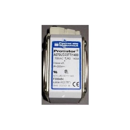 Fuses: A070UD33TTI1100 700VAC URD 1100A D300452 / A070UD33TTI1250 E300453 / A070UD33TTI1400 F300454 aR