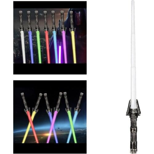 Expandable Light Saber LED 7 Colors Flash Sword Toy Dress Up Prop Cosplay